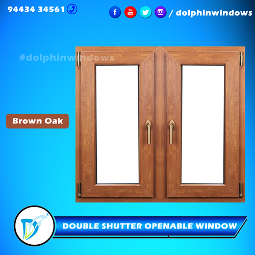 Double shutters openable 