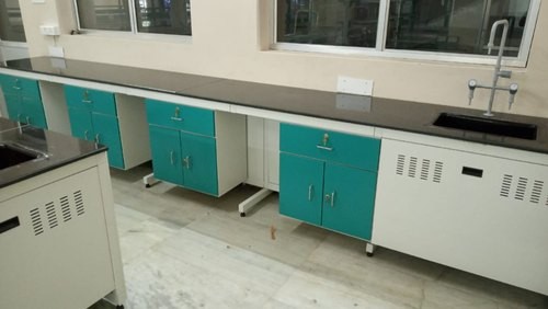Laboratory wall side table with sink manufacturers in Coimbatore