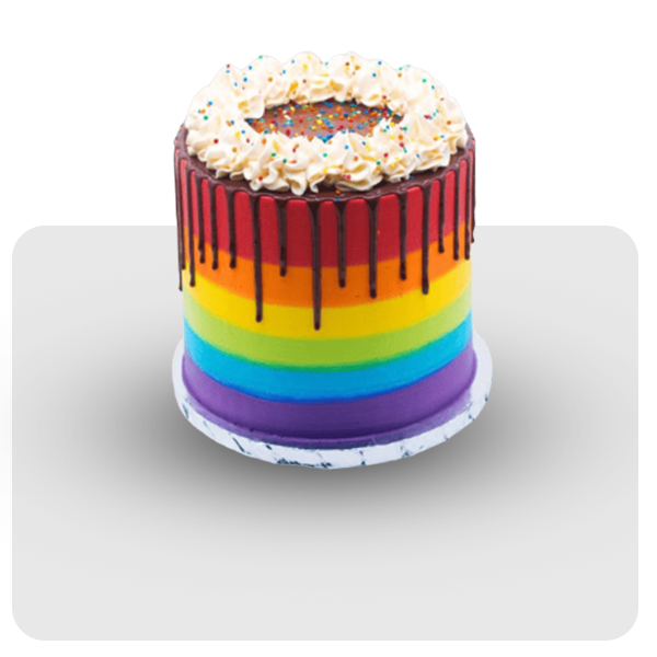 Rainbow Cakes