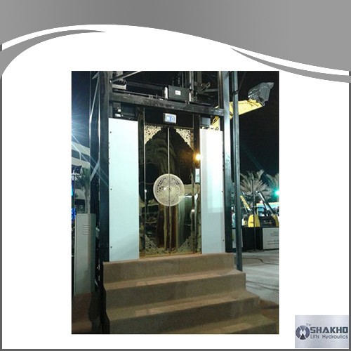 Passenger Glass Hydraulic Elevator