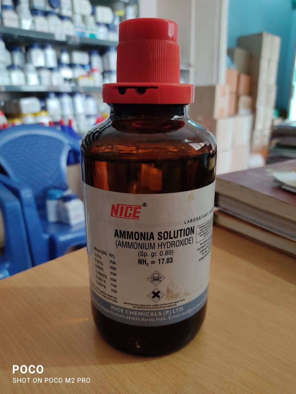 Liquid  Ammonia Solution
