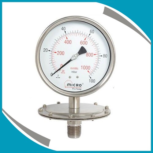 Schaffer Low Pressure Diaphragm Pressure Gauge 