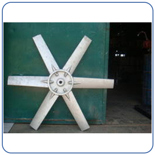 Aluminium 6 leaf Fan