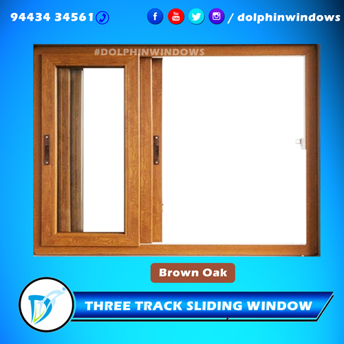 Three Track Sliding windo