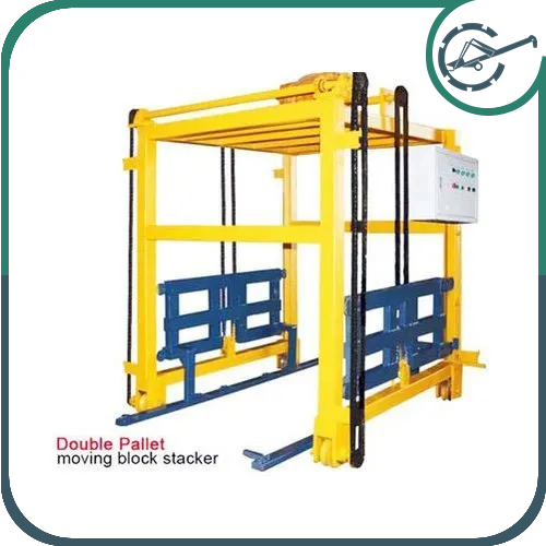 Double Pallet Moving Block Stacker