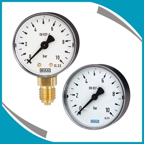 Bourdon tube pressure gauge 