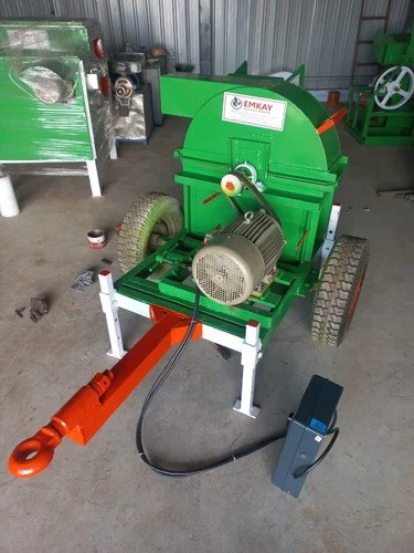 Emkay 10HP Motor Operated Agricultural Waste Shredder Cum Pulverizer